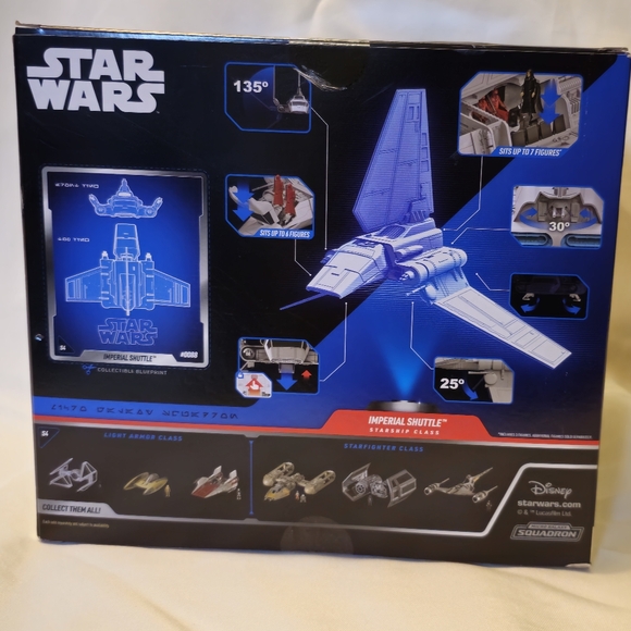 Star Wars Micro Galaxy Squadron Imperial Shuttle from (Series 4). - Picture 3 of 7